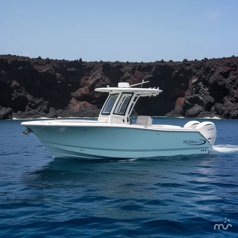 Slide: The Image of Robalo R250 Center Console 2025 - 2