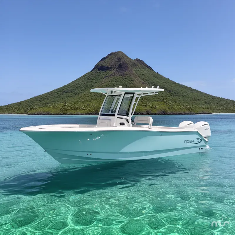 Slide: The Image of Robalo R250 Center Console 2025 - 2