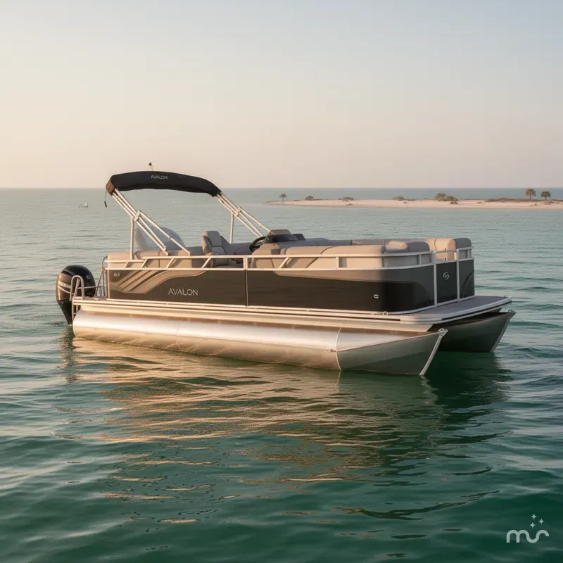 Slide: The Image of Avalon Venture 21 QUAD LOUNGER-115HP 2025 - 2