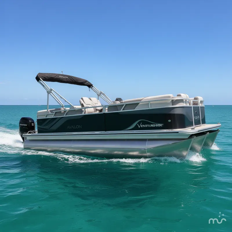 Slide: The Image of Avalon Venture 21 QUAD LOUNGER-115HP 2025 - 0