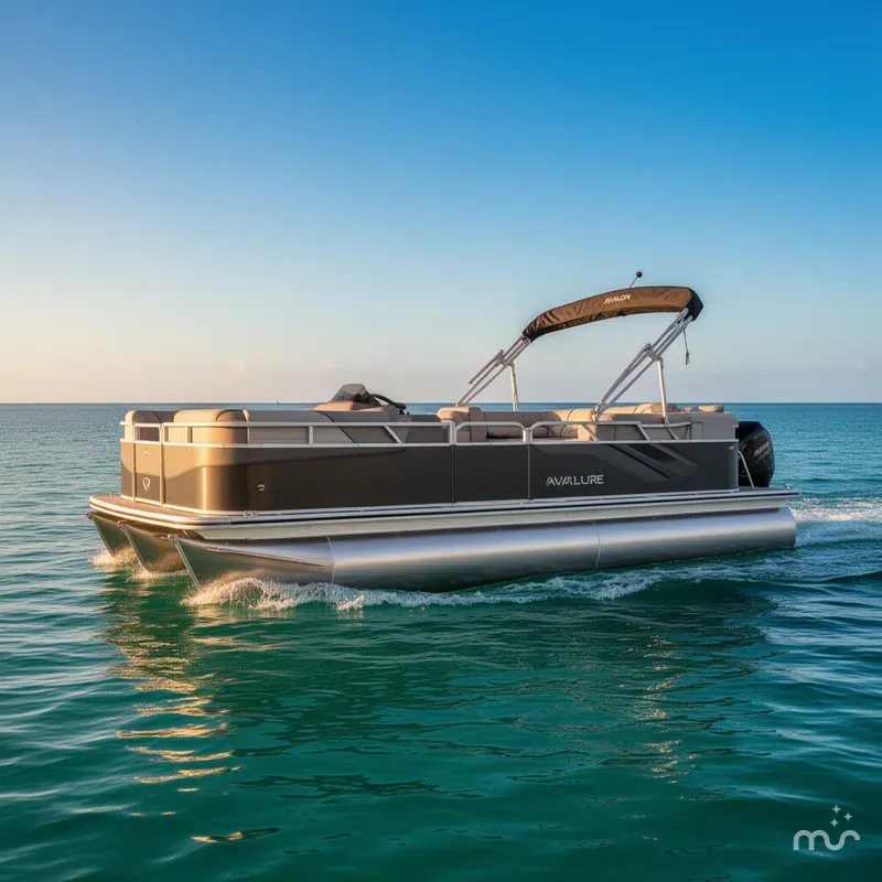 Slide: The Image of Avalon Venture 21 QUAD LOUNGER-115HP 2025 - 2