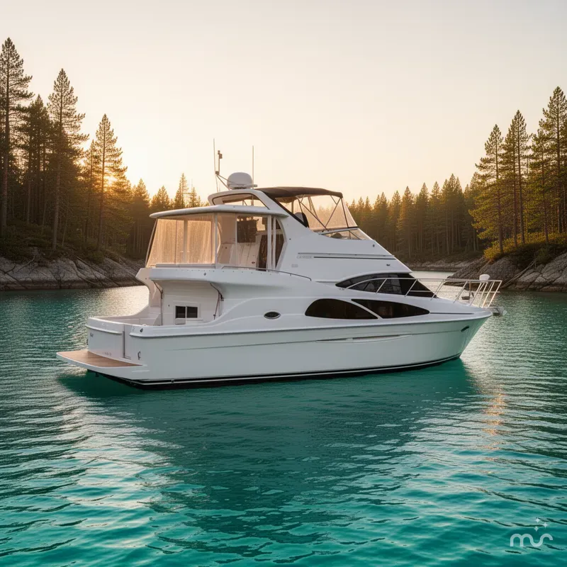 Slide: The Image of Carver Yachts 41 Cockpit Motor Yacht 2006 - 2