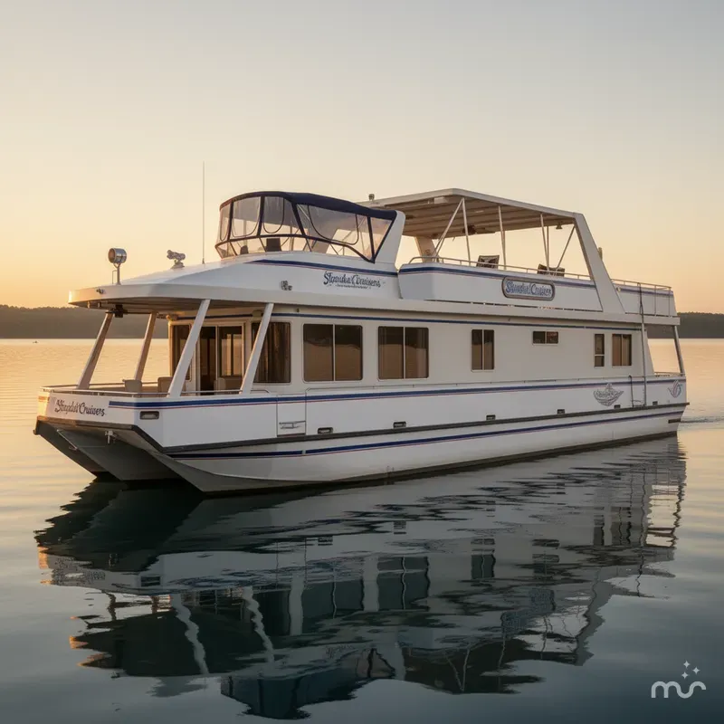 Slide: The Image of Stardust Cruisers Houseboat 2004 - 1
