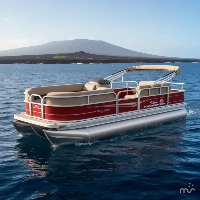 The Image of Sun Tracker Party Barge 18 DLX 2025 - 0