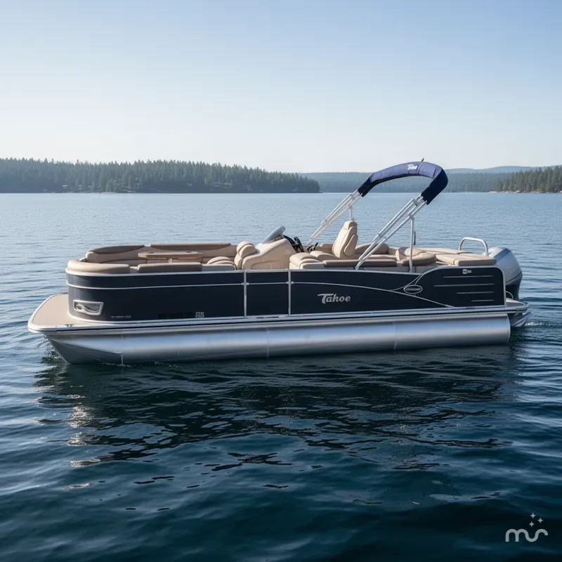 Slide: The Image of Tahoe Cascade 2385 Cruise Pontoon 2019 - 1