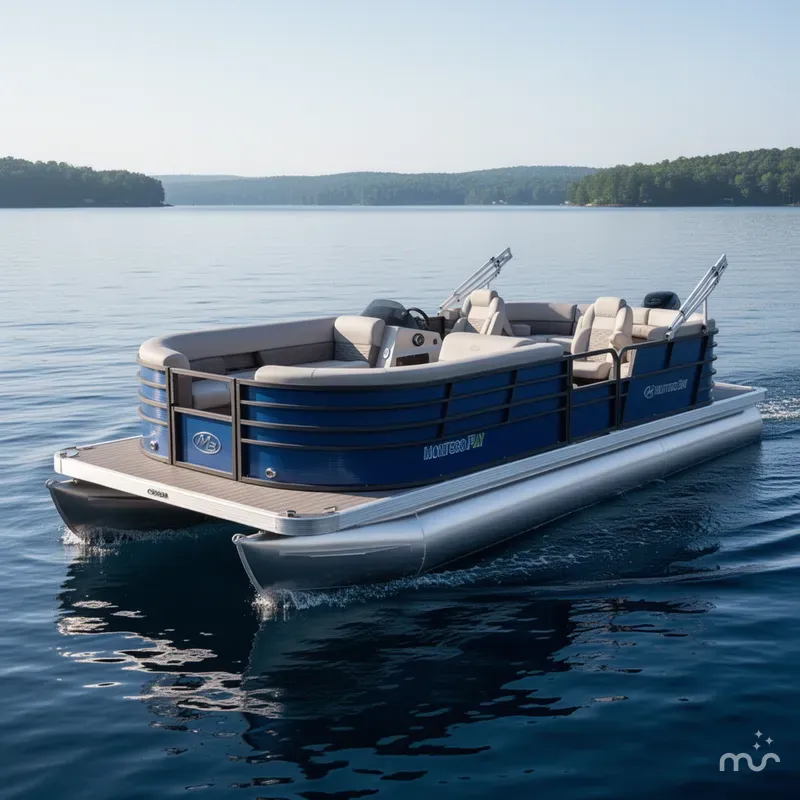 Slide: The Image of Montego Bay C8522 BR DLX-EXTENDED PLATFORM Pontoon 2022 - 0
