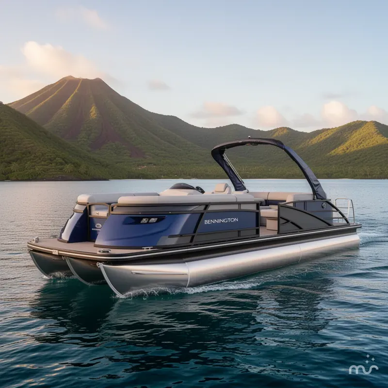 The Image of Bennington Q Quad Bench 25 QCWA Tritoon 2023 - 0