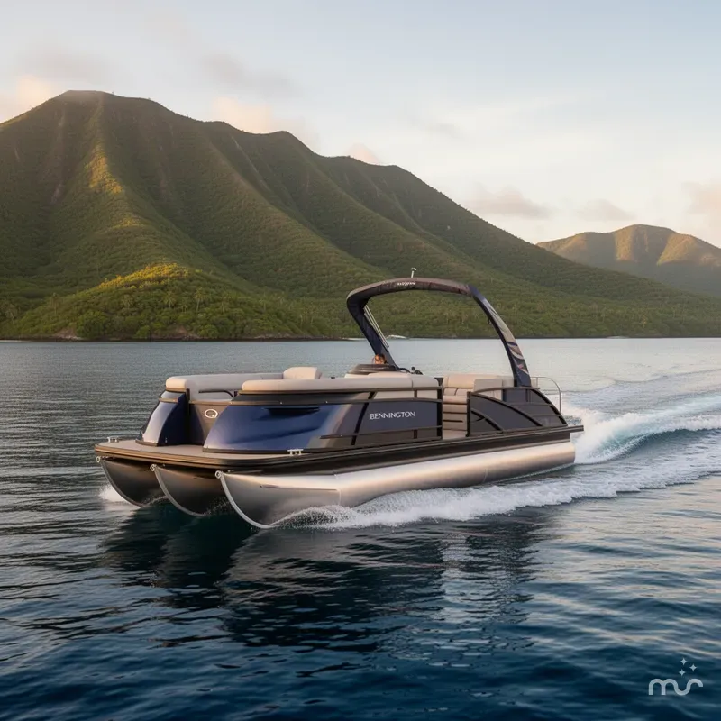Slide: The Image of Bennington Q Quad Bench 25 QCWA Tritoon 2023 - 2
