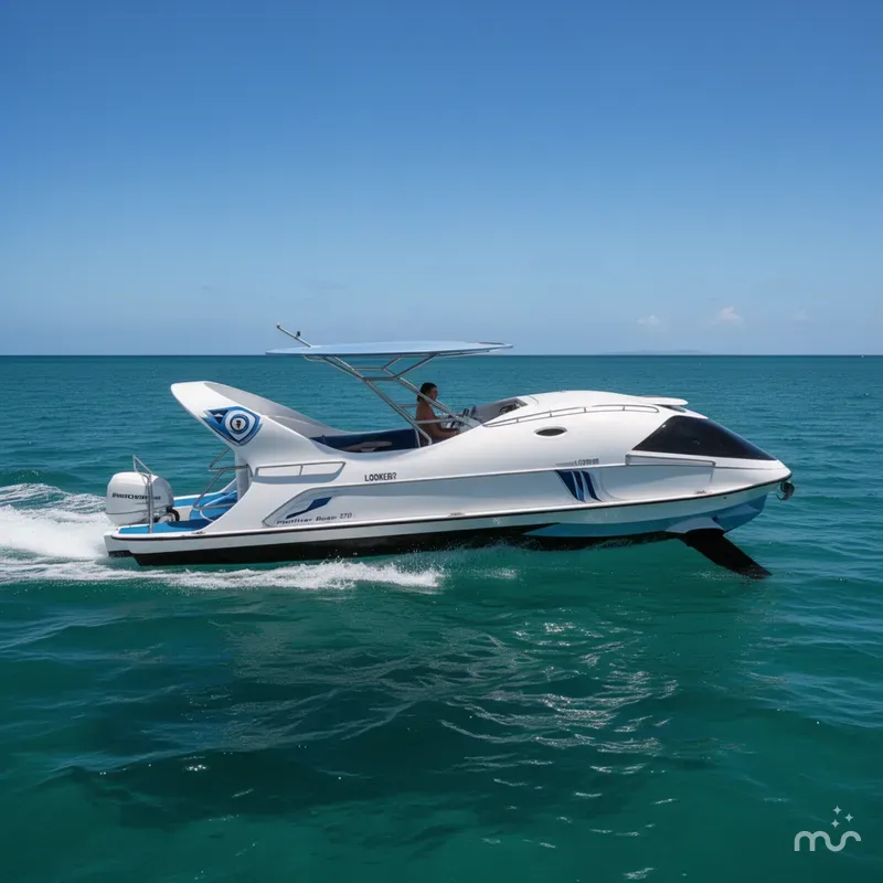 Slide: The Image of Paritetboat Glass Bottom Hydrofoil Boat LOOKER 370 2018 - 0