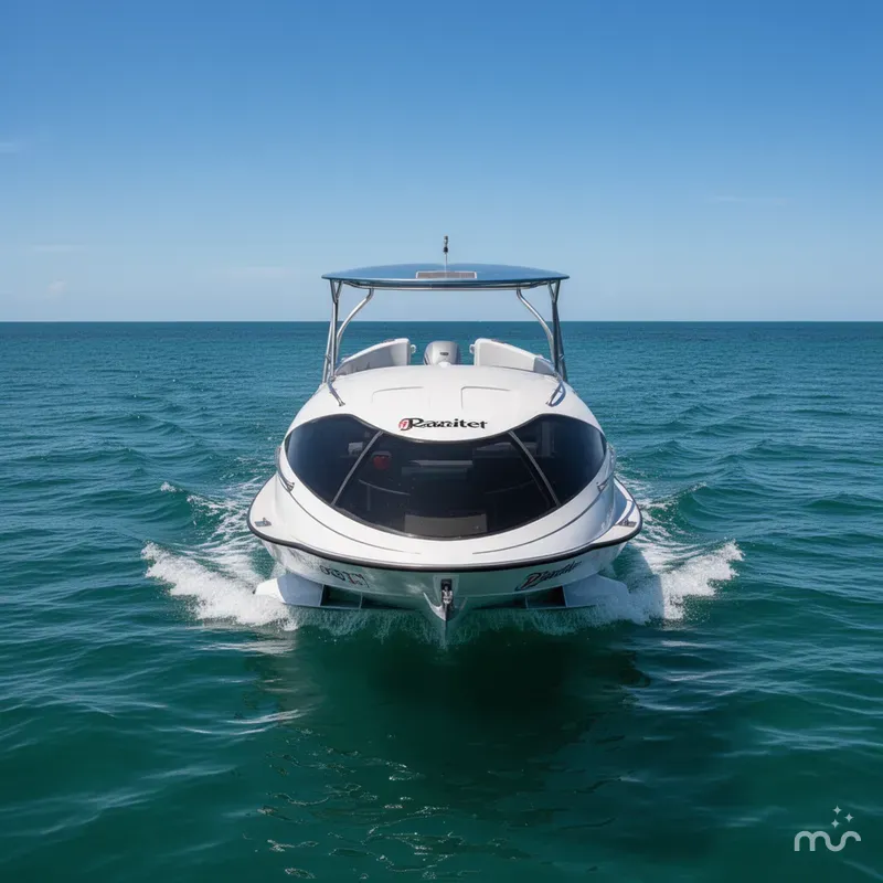 Slide: The Image of Paritetboat Glass Bottom Hydrofoil Boat LOOKER 370 2018 - 1