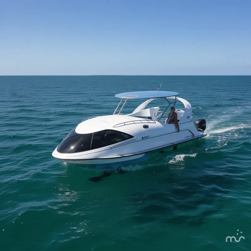 Slide: The Image of Paritetboat Glass Bottom Hydrofoil Boat LOOKER 370 2018 - 2