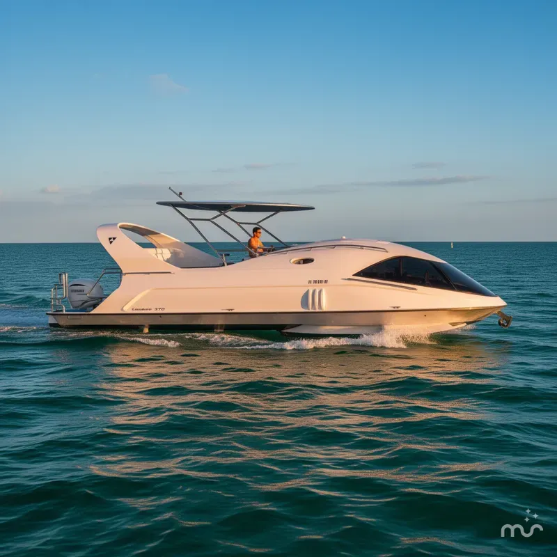 Slide: The Image of Paritetboat Glass Bottom Hydrofoil Boat LOOKER 370 2018 - 4