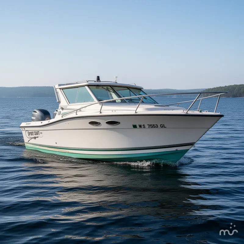 Slide: The Image of Sport-Craft 232 Sportfish 1998 - 0