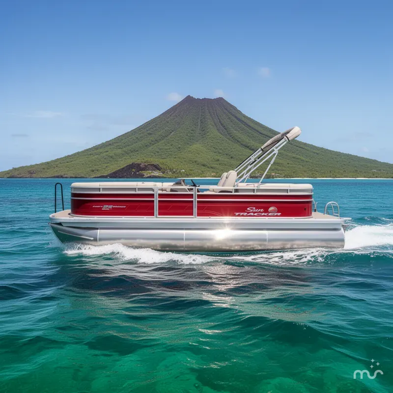 Slide: The Image of Sun Tracker Party Barge 22 XP3 2025 - 4