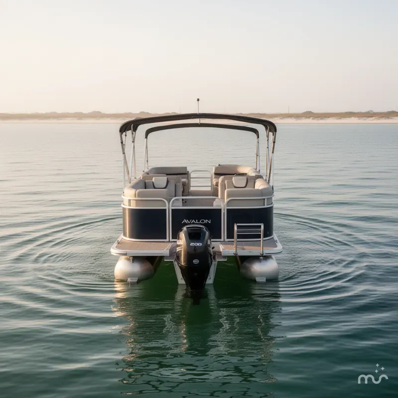 Slide: The Image of Avalon Catalina Quad Lounger - 23' 2022 - 2