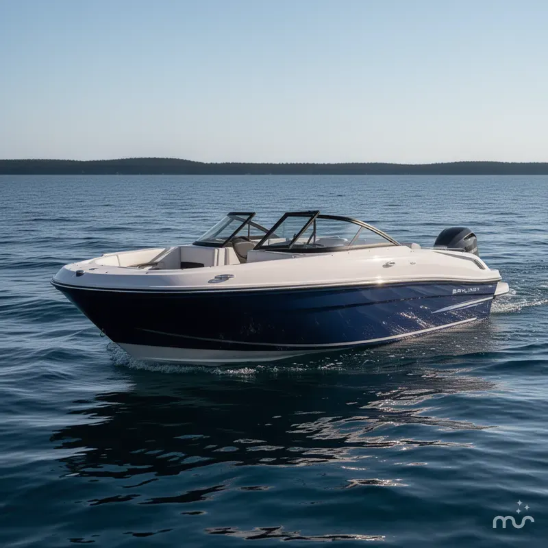 Slide: The Image of Bayliner VR4 Bowrider OB 2025 - 1
