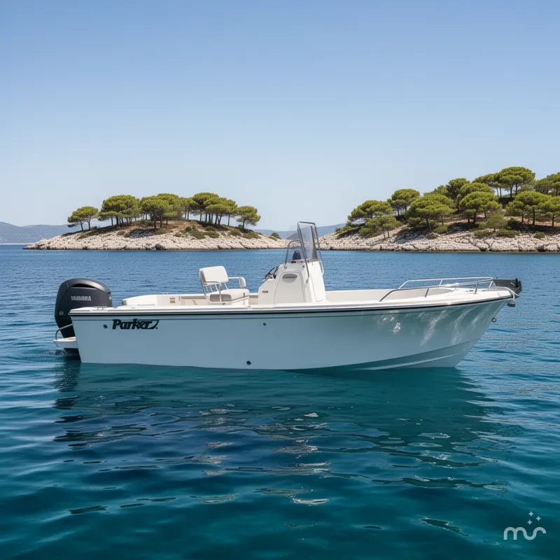 Slide: The Image of Parker Marine 21SE Center Console 2025 - 2