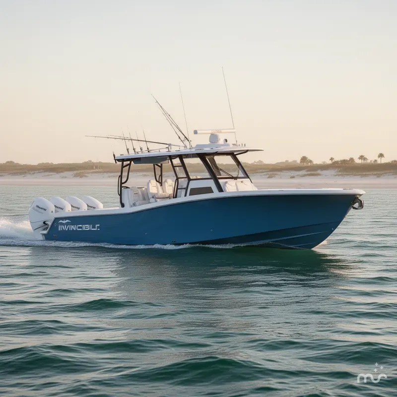 Slide: The Image of Invincible 43 Open Fisherman 2025 - 0