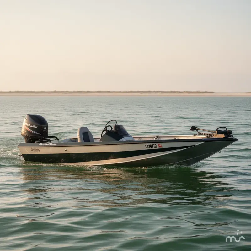 Slide: The Image of Custom Aluminum Bass Boat 2005 - 0