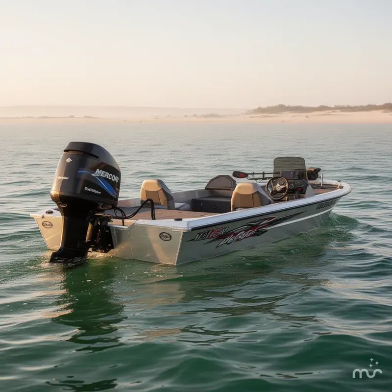 Slide: The Image of Custom Aluminum Bass Boat 2005 - 1
