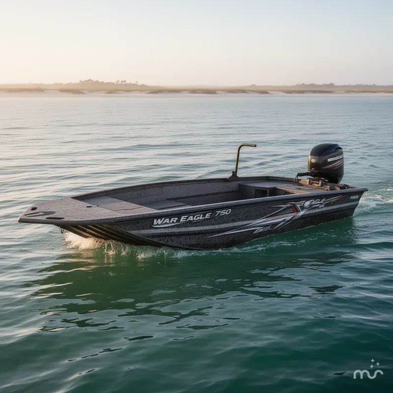 Slide: The Image of War Eagle 750 Gladiator Mud Boat 2025 - 0