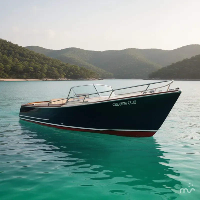 Slide: The Image of Chris-Craft Dory 1974 - 2