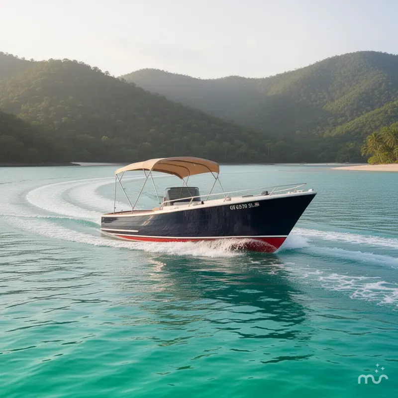 Slide: The Image of Chris-Craft Dory 1974 - 4