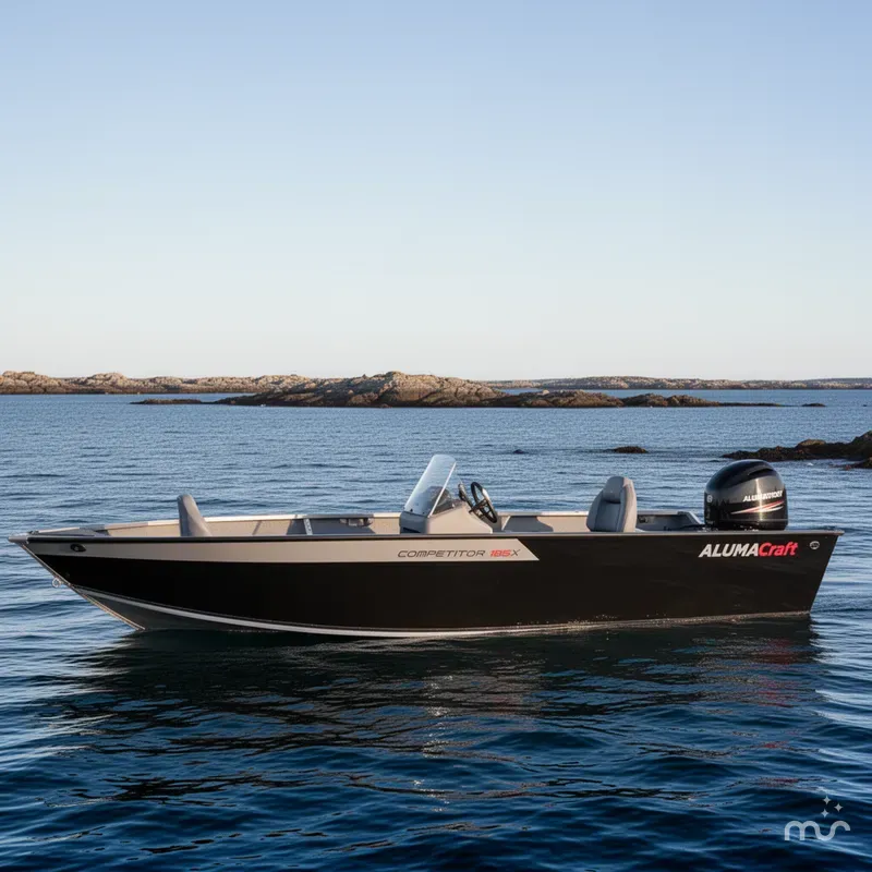 Slide: The Image of Alumacraft Competitor 185X Tiller 2025 - 2