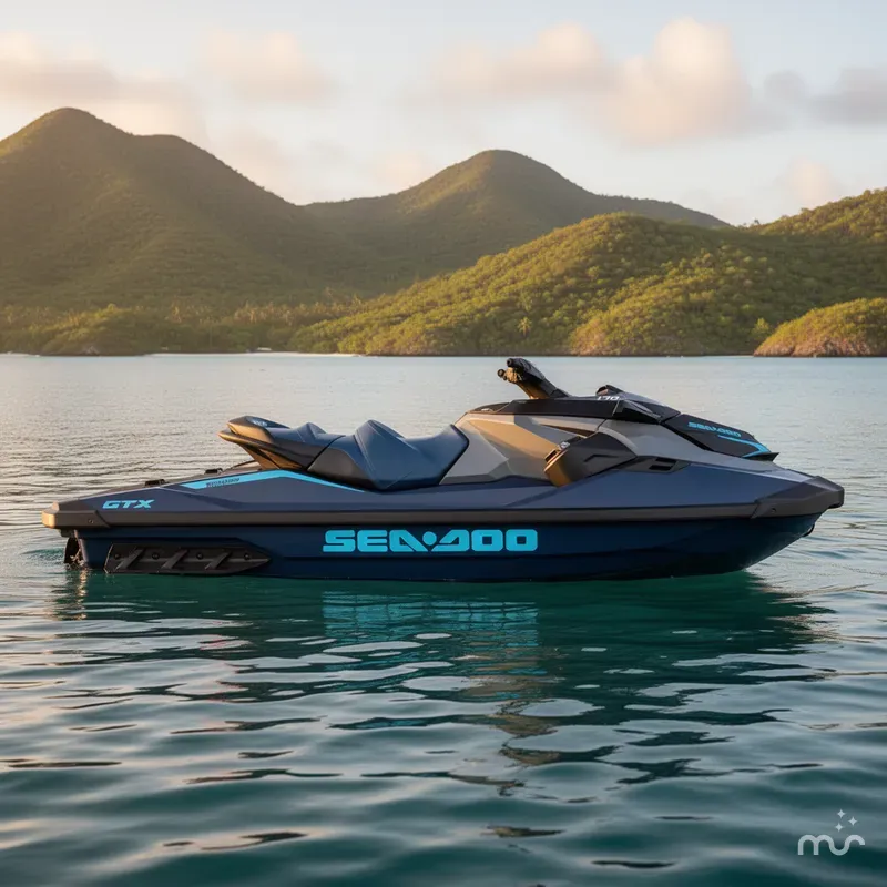 Slide: The Image of Sea-Doo GTX 170 Tech Package, audio, iDF, iBR 2025 - 2