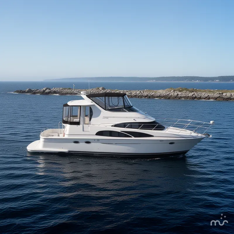 Slide: The Image of Carver Yachts 44 Cockpit Motor Yacht 2005 - 2