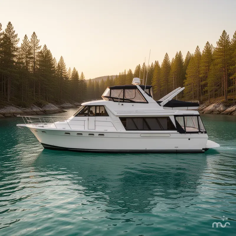 Slide: The Image of Bayliner 4788 Pilot House Motoryacht 1994 - 2