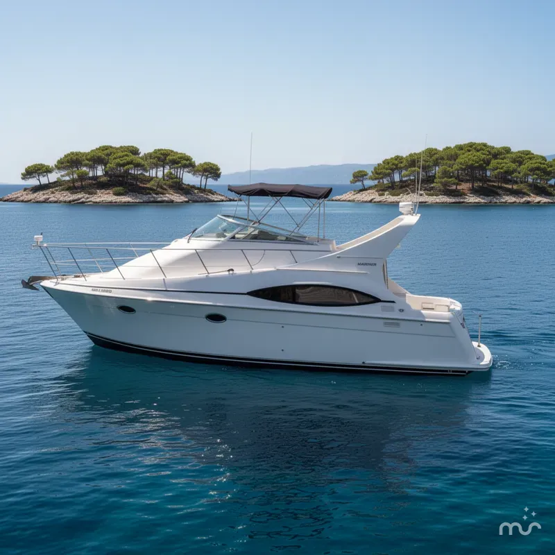 Slide: The Image of Carver Yachts 350 Mariner 1999 - 2