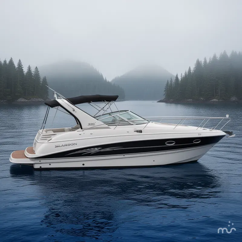 Slide: The Image of Larson Cabrio 330 Day Cruiser 2008 - 2