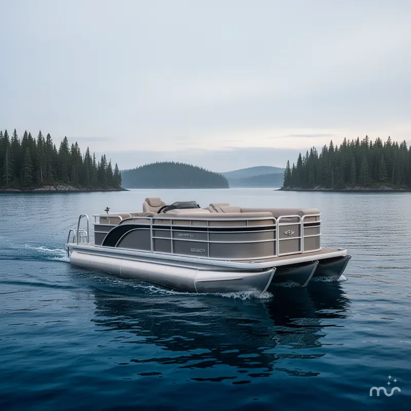 Slide: The Image of Bentley Pontoons Legacy 200 Navigator 2026 - 2
