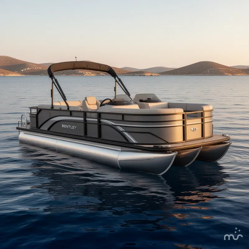 Slide: The Image of Bentley Pontoons Legacy 220 Navigator 2026 - 2