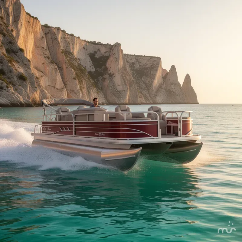 Slide: The Image of Sun Tracker Fishin' Barge 20 DLX 2021 - 2