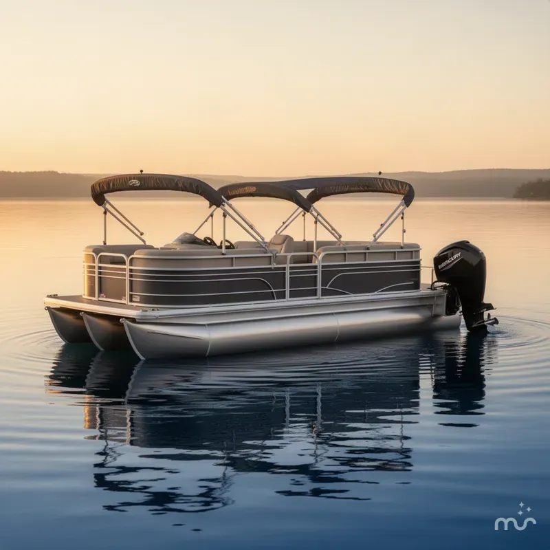 Slide: The Image of Sun Tracker Party Barge 20 DLX 2021 - 1