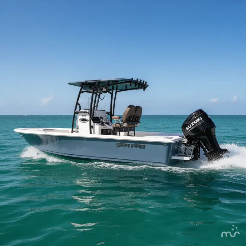 Slide: The Image of Sea Pro 250 Bay WITH ZIP WAKE TABS 2026 - 0