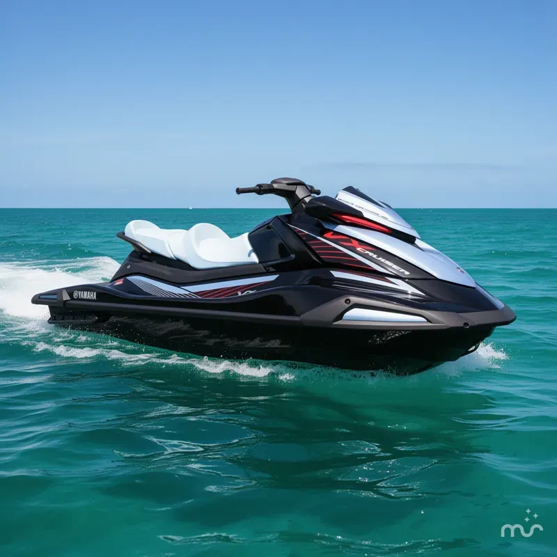 Slide: The Image of Yamaha VX CRUISER-BLACK/ICE BLUE 2025 - 0