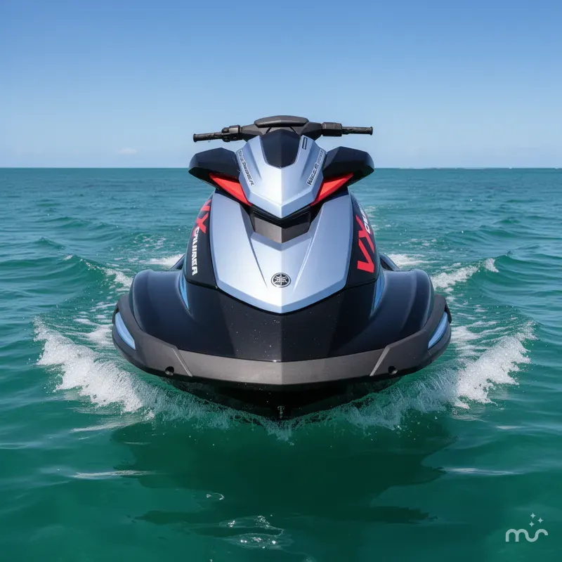 Slide: The Image of Yamaha VX CRUISER-BLACK/ICE BLUE 2025 - 1