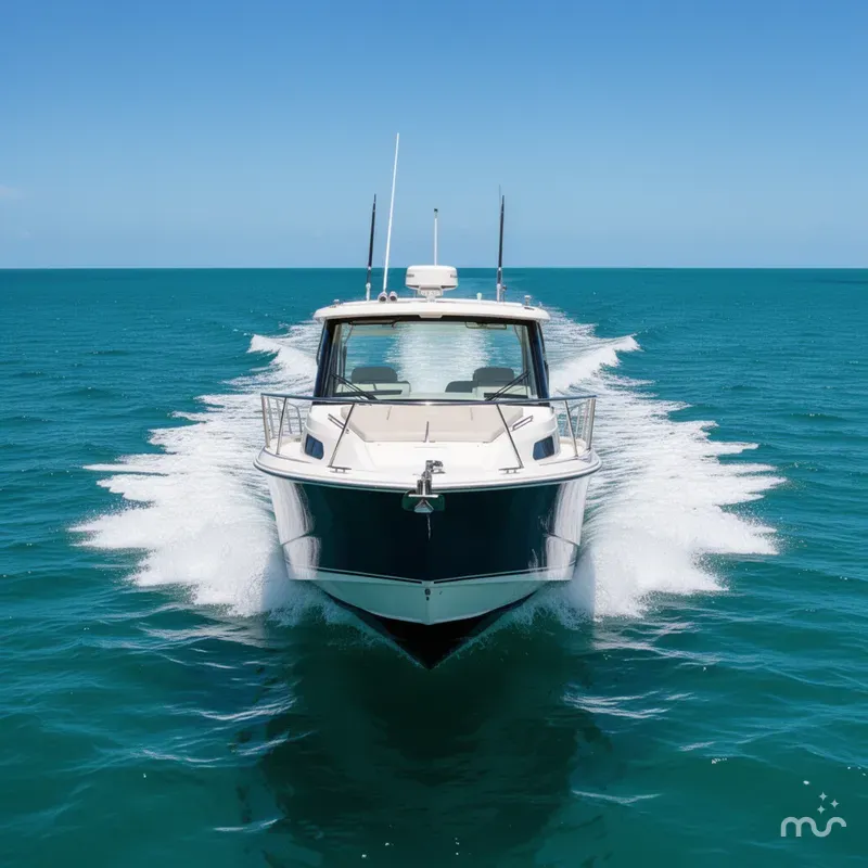 Slide: The Image of Boston Whaler 325 Conquest 2020 - 1