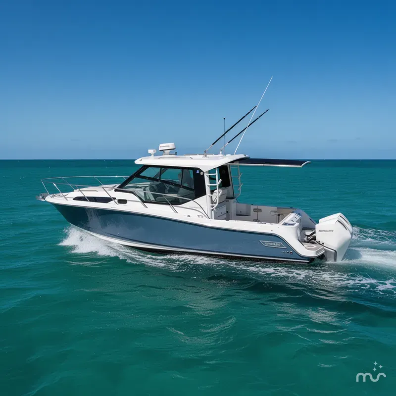 Slide: The Image of Boston Whaler 325 Conquest 2020 - 2