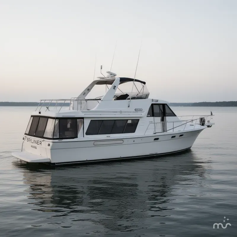 Slide: The Image of Bayliner 4788 Pilot House Motoryacht 1994 - 0