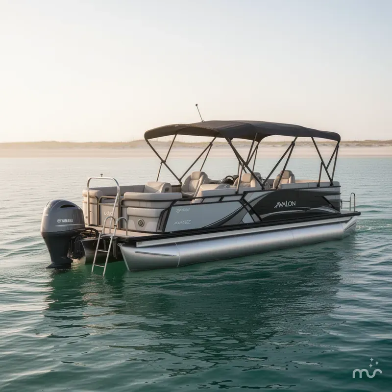 Slide: The Image of Avalon 2026 Avalon 23 LSZ Tritoon – Yamaha 200 VMAX SHO – Loaded 2026 - 0