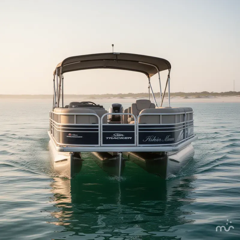 Slide: The Image of Sun Tracker Fishin' Barge 20 DLX 2022 - 3