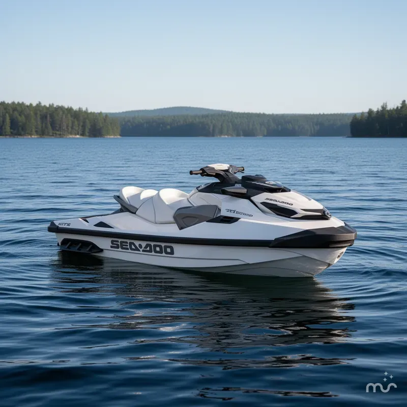 Slide: The Image of Sea-Doo GTX Limited 300 White Pearl Premium 2024 - 2