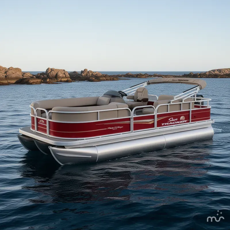 The Image of Sun Tracker Party Barge 18 DLX 2025 - 0
