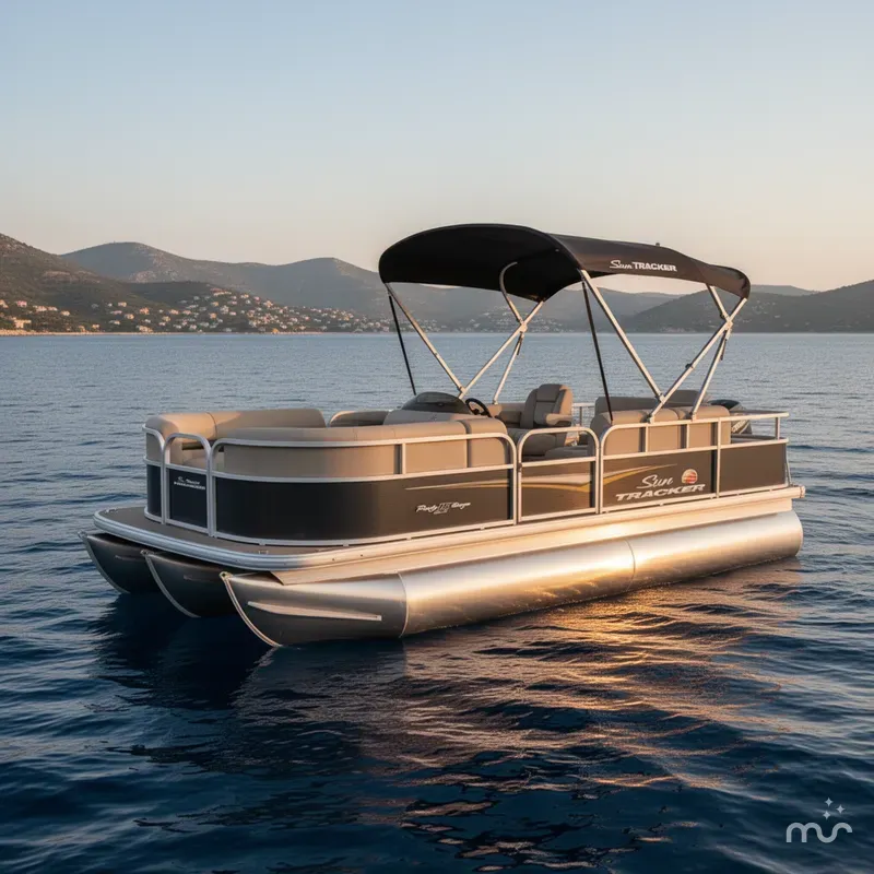 The Image of Sun Tracker Party Barge 18 DLX 2025 - 0