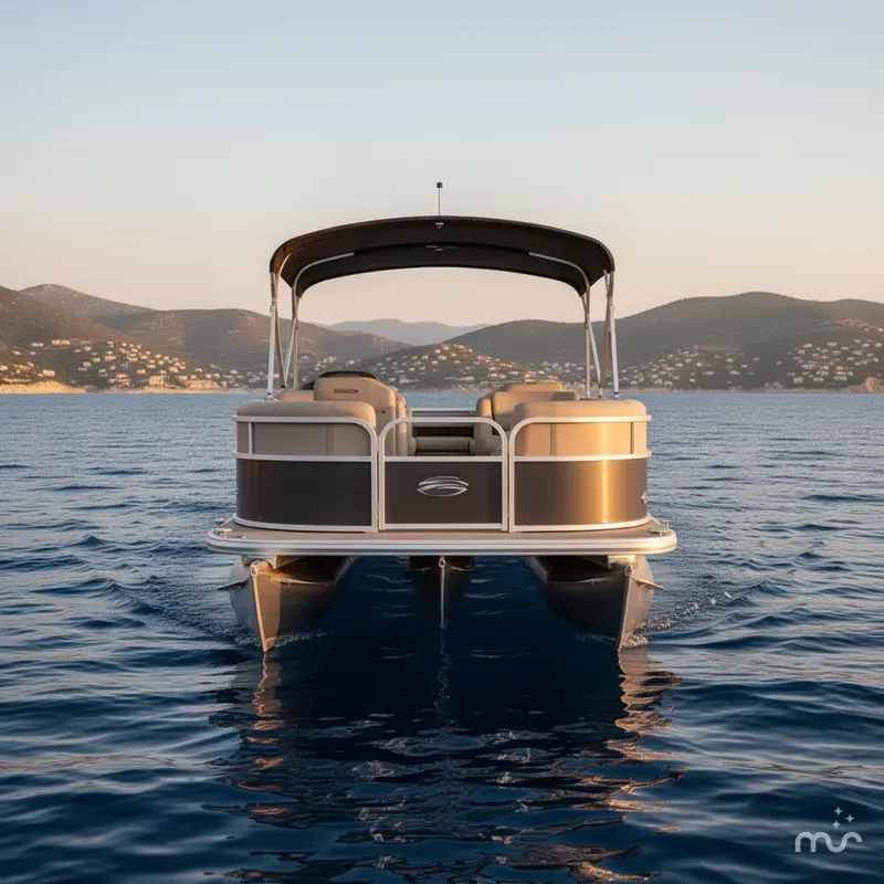 Slide: The Image of Sun Tracker Party Barge 18 DLX 2025 - 1