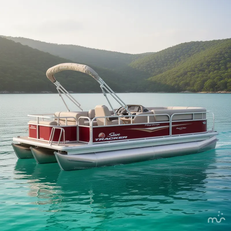 The Image of Sun Tracker Party Barge 18 DLX 2025 - 0
